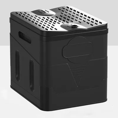 Imagen del producto de Inodoro portátil para automóvil - Ideal para camping y viajes, con asiento plegable, color