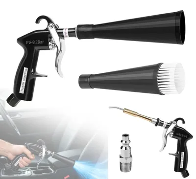 Immagine prodotto di Pistola per la pulizia ad aria compressa, da 6 a 9,2 bar, per auto e uso domestico
