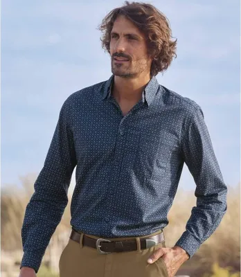 Image de Atlas For Men - Chemise pour homme AF1870 (XL) (bleu marine)