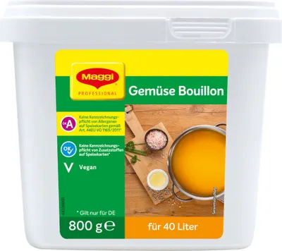 Obrázok produktu pre Maggi zeleninový bujón bez alergénov vyžadujúcich označenie 800g
