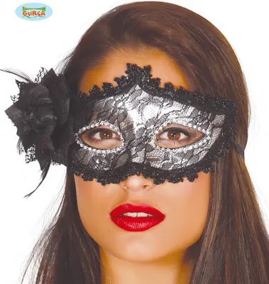 Produktbild von y silberne venezianische Maske für Damen