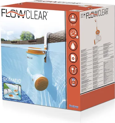 Zdjęcie produktu dla Bestway 58462, Wkład filtracyjny do pompy, Pomarańczowy, Biały, 1100 l, 20500 l, 220-240 V, 50 Hz