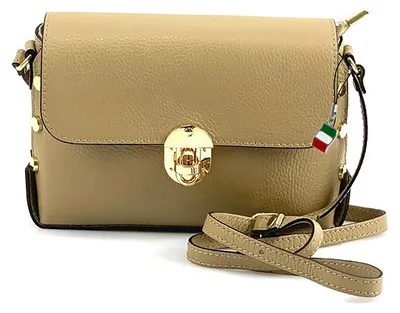 Obrázek produktu pro Kožená taška přes rameno Florence taupe beige OTF808C