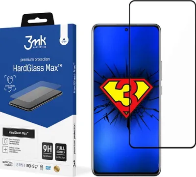 Produktbild von 3mk Display Gehärtetes Glas HardGlass Max für Xiaomi 12 Pro 0,3mm 9H