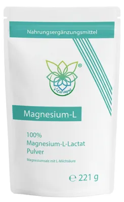 Produktbild von VITARAGNA Magnesium L-Lactat Pulver 221 g Magnesiumlactat Dihydrat