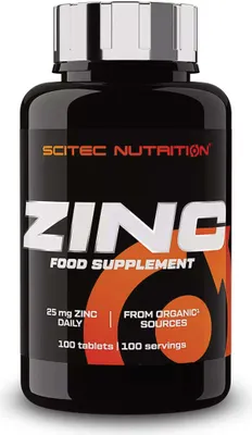 Produktbild von Scitec Nutrition Zinc 100 Tabletten à 25mg Zink Dose