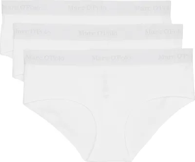 Produktbild von Marc O'Polo Damen Panty 3-Pack Essentials - Weiss - Größe L