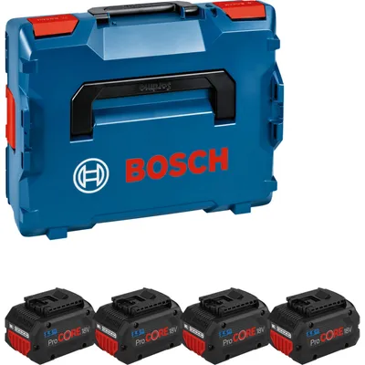 Image de BOSCH Professional 1600A02A2U BOSCH Professional Batteries d'outils ProCORE 18V Lithium-Ion 4x 5,5 Ah