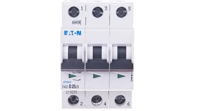 Produktbild von Leitungsschutzschalter 3P D 25A 15kA AC FAZ D25/3 278898