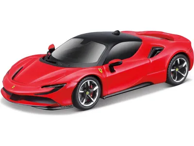Obrázek produktu pro BBURAGO Ferrari SF90 Stradale 1:43, Model supersportovního automobilu, Sestavený, 1:43, Ferrari SF90 Stradale, Jakékoliv pohlaví, Kov, Plast