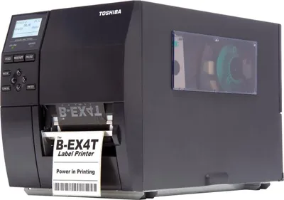 Productafbeelding van TOSHIBA B-EX4T1-GS12-QM-R: Thermodirecte/thermotransferprinter, 203 dpi