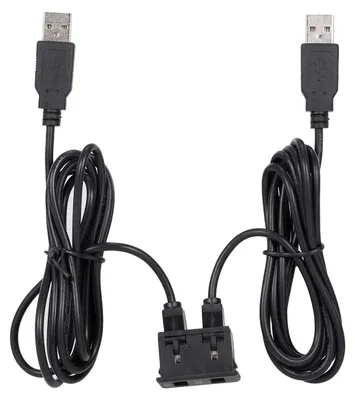 Obrázek produktu pro 150CM Car Dash Flush Mount dva USB Port Panel Auto Boat Dual USB Extension Cable Adapter Replacement pro Volkswagen Toyota