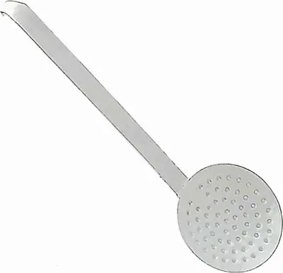 Obrázok produktu pre Ibili 10 cm drážkovaná lyžica strieborná strieborná Jedna veľkosť