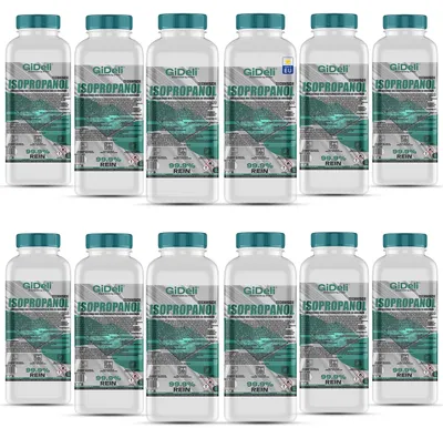 Produktbild von Isopropanol 12L Technisch 99,9% IPA Reiniger & Entfetter für Industrie GiDeli