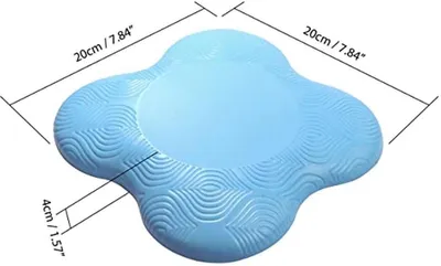 Knieschoner für Yoga - Blau