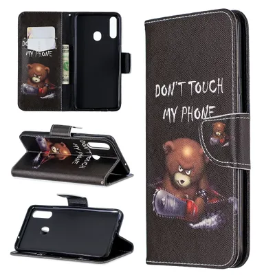 Image de Pour Samsung Galaxy A20S étui de téléphone mobile en similicuir motif 1 étui étui couverture