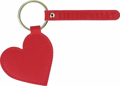 Produktbild von Räder Schlüsselfreude Lieblingsort Herz Rot