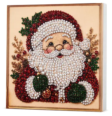 Diamond Painting Set Weihnachtsmann 19,8 x 19,8 cm