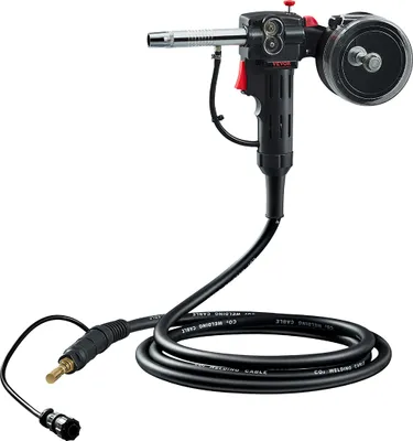 Produktbild von VEVOR 100A Schweißdrahtpistole, kompatibel mit Hobart Handler 210 MVP Mig-Schweißgerät, für 0,58/0,0762/0,0899 cm Fülldraht/Massivdraht/Aluminiumdraht