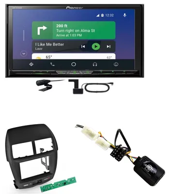 Produktbild von Pioneer AVH-Z9200DAB CarPlay Android Auto Einbauset für Mitsubishi ASX bis 2014