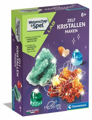 Produktbild von Clementoni Wissenschaft Spielzeug - Kristalle selbst herstellen - STEM Experiment