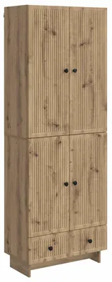 Image de vidaXL, ensemble de deux armoires, bois imitation chêne artisanal