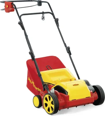 Obrázek produktu pro WOLF-Garten VS 302 E, 1200 W, 30 cm, 35 l, Černá, Červená, Žlutá, Plast, 11 kg