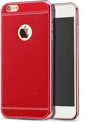 Produktbild von Handy Hülle für Apple iPhone X Schutz Case Tasche Bumper Etuis Kunstleder Rot