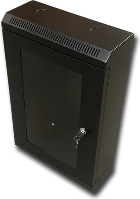 Obrázek produktu pro 10" rack jednodílný 12U/140 DATACOM černý skl.dveře