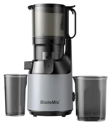 Obrázok produktu pre Odšťavovač – SJ-023, studený odšťavovač – 250 W – 65 otáčok/min – priemer násypky 130 mm – bez BPA – okrúhla násypka – objem nádoby viac ako 1,5 l
