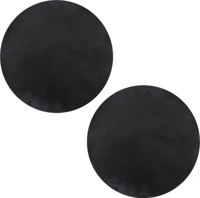 Produktbild von Satz von 2 Grillmatten schwarz Durchmesser 40 cm - Barbecook