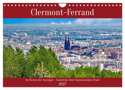 Productafbeelding van Clermont-Ferrand (Wandkalender 2027, formaat A4 liggend), CALVENDO maandkalender