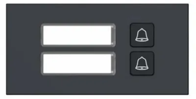 Produktbild von Dahua Technology VTO4202FB-MB2, Ruftasten-Modul, Schwarz, Dahua Europe, VTO4202FB, 1000 mm, 30,5 mm