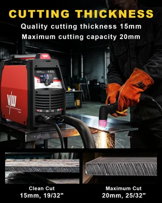 Produktbild von Plasmaschneider Profi PLASMA CUTTER 70A IGBT - HF PILOT ZÜNDUNG - 20 MM 400V - VECTOR Paris700
