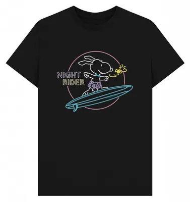 Produktbild von Peanuts - T-Shirt für Herren/Damen Uni PN2265 (XL) (Schwarz)