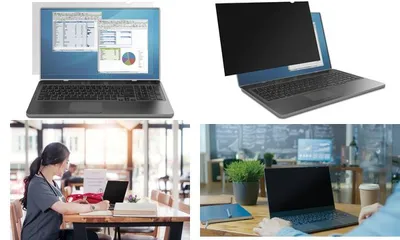 Produktbild von Fellowes 4819301, 35,6 cm (14"), 16:9, Laptop, Rahmenloser Blickschutzfilter, Anti-Glanz, Privatsphäre, 30 g