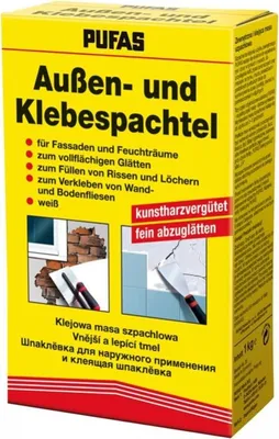 Produktbild von PUFAS Außen- und Klebespachtel - 1kg