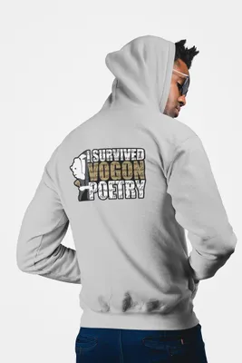 Produktbild von D&B Uni Hoodie ZIPMO00101 Vogon HellGrau-Größe L