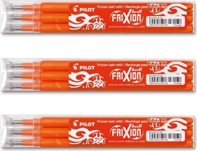 Produktbild von Pilot Frixion Ball Ersatzminen 0.7 orange - 9er-Set