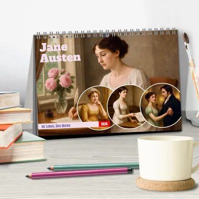 Produktbild von Jane Austen (Tischkalender 2026 DIN A5 quer), CALVENDO Monatskalender