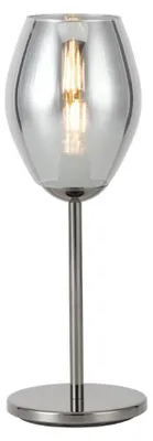 Productafbeelding van EGLO ESTANYS, Zwart, Nikkel, Transparant, Glas, Staal, Woonkamer, IP20, II, E27
