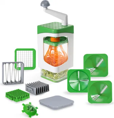 Produktbild von Genius Nicer Dicer Julietti Spiralschneider Set 13tlg Gemüseschneider Spiralen; A34259