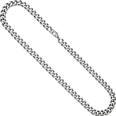 Produktbild von JOBO Panzerkette Edelstahl 55 cm Kette Halskette Karabiner