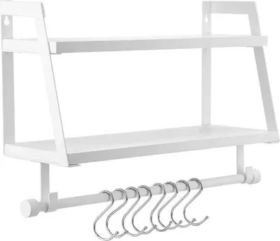 Immagine prodotto di Scaffale da parete per cucina 15 (P) x 43,2 (L) x 12,5 (A) cm, decorazione in legno