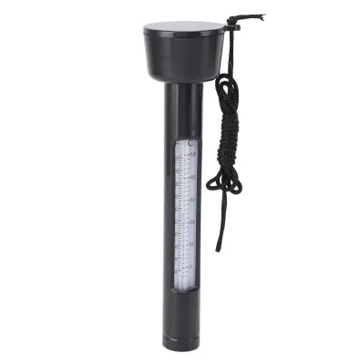 Immagine prodotto di Termometro galleggiante per piscina con cavo - per piscina, idromassaggio e laghetto, nero