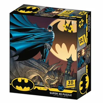 Image de Prime 3d Lentikular-puzzle Dc Comics Batsenal 500 pièces Golden Golden One Size