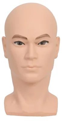 Immagine prodotto di Testa di manichino in PVC, ideale per l'esposizione di parrucche e maschere