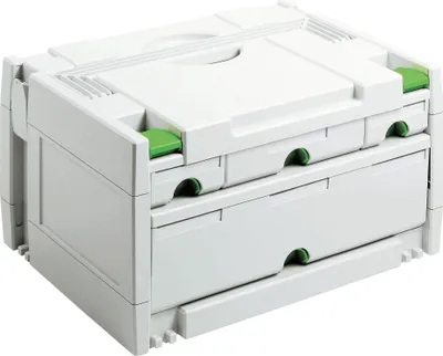 Obrázek produktu pro Festool SYS 3-SORT/4 SORTAINER Organizér kufrů na nářadí Systainer ( 491522 ) 395 x 295 x 210 mm 4 zásuvky