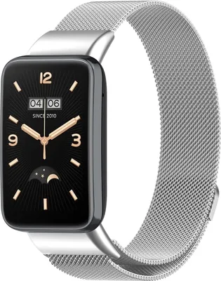 Produktbild von Strap-it Milanese Armband - Kompatibel mit Xiaomi Smart Band 7 Pro Armband Ersatzarmband Edelstahl - Armband mit Magnetverschluss - Hochwertiges Material - für Xiaomi Armband Silber