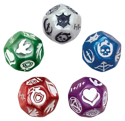 Immagine prodotto di Contatori di parole chiave a 12 facce Ultra Pro per Magic: The Gathering (5)